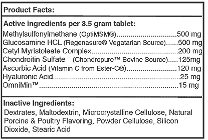 Glycanaid HA Ingredients